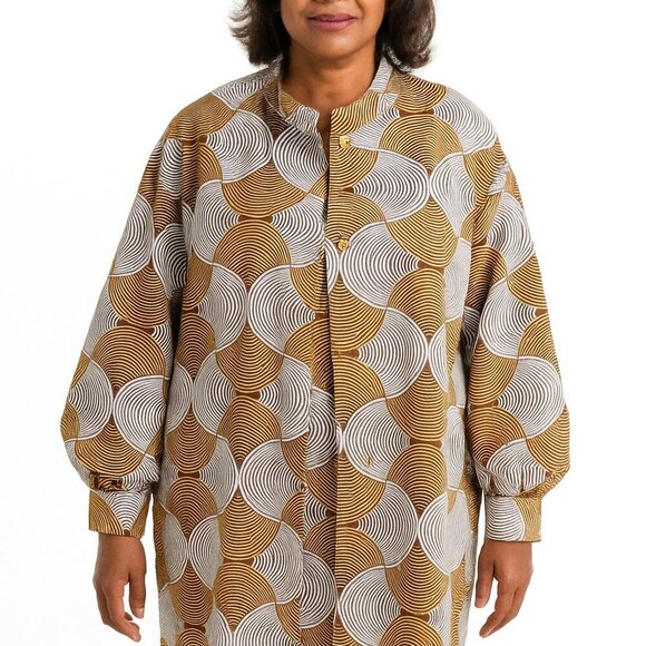 Stylewe Abstract 2 Piece Bold Print Knee LengthTunic & Dress Set Size Medium - Picture 1 of 10